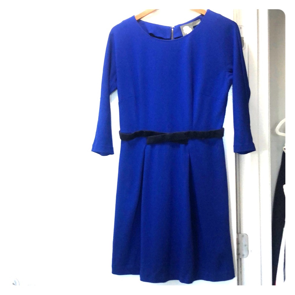 Anthropologie Girls from Savoy Pleated Ponte Dress